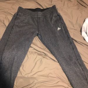 Gray adidas sweats